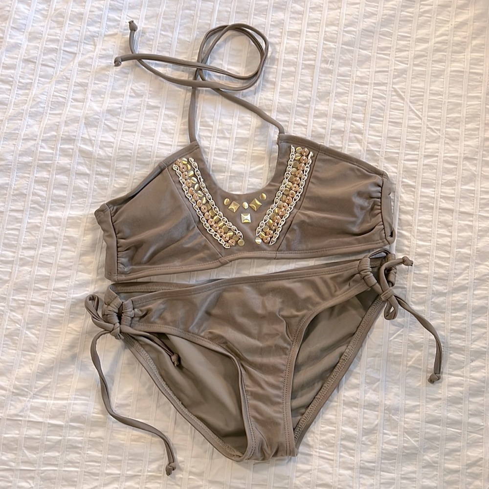 Xhilaration Boho Studded Bikini Set